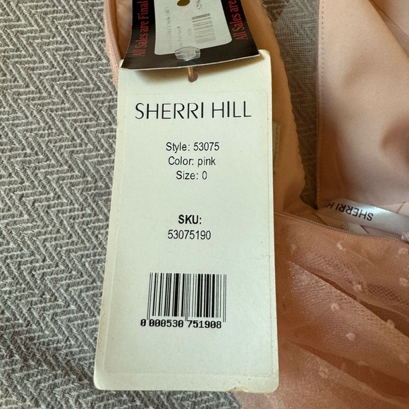 211-PMTT NWT Sherri Hill Pink Short Formal , Homecoming , Pageant Dress Size 0. - Picture 8 of 13